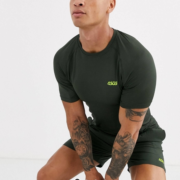 ASOS 4505 Training Shirt Green - Picture 3 of 5
